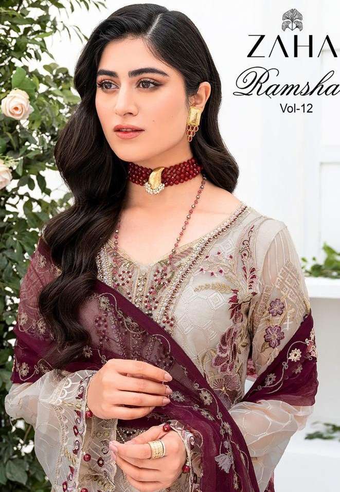 Ramsha Vol -12 Open pic by Zaha